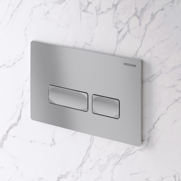 Клавиша смыва Grossman Pragma 700.K31.03.110.110 хром матовый